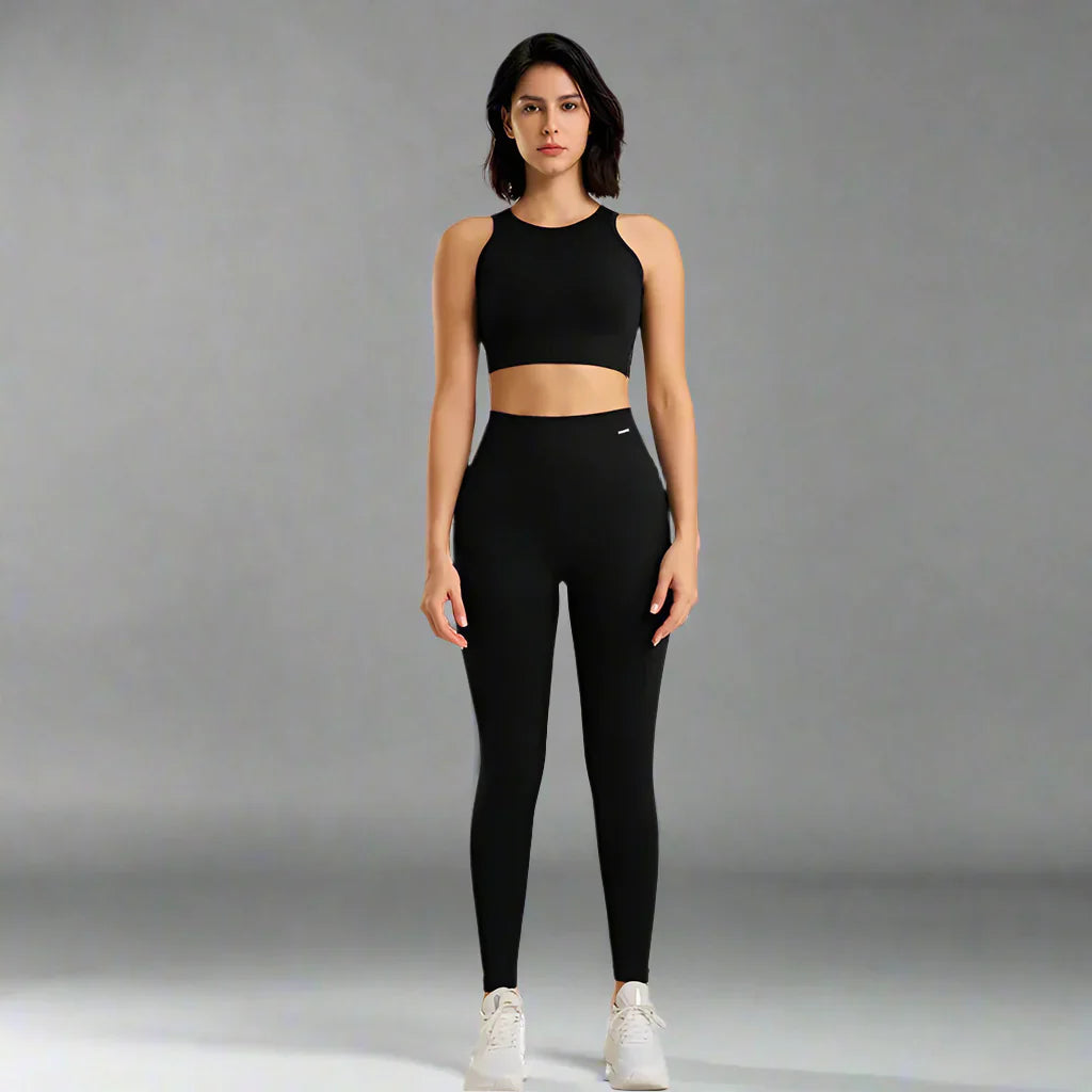 Variant image for Dam Leggingsset Yoga Flexibel Andningsbart Material-10