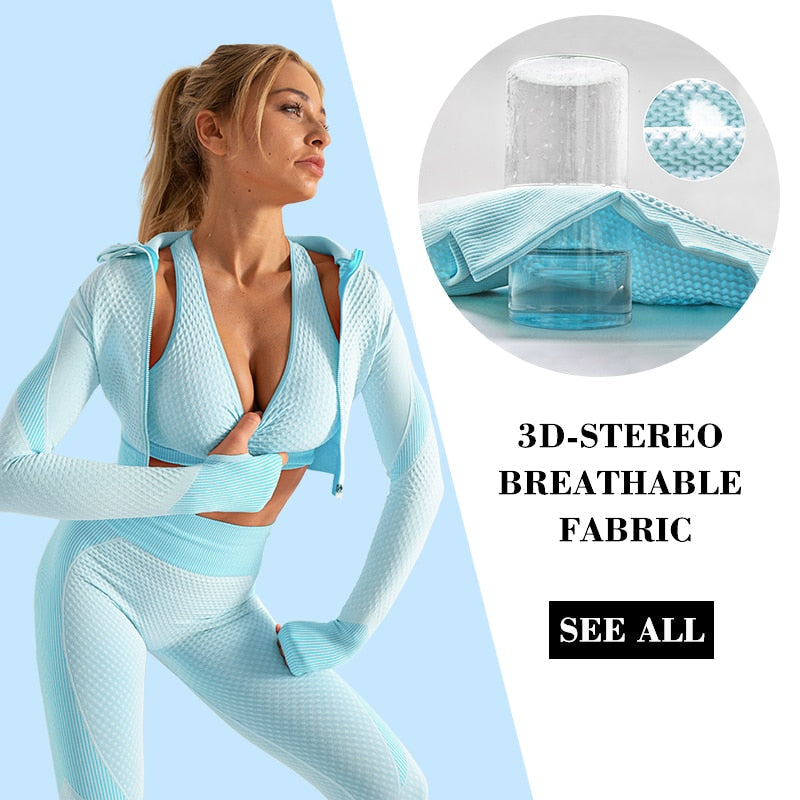 Dam Sportset Yoga Monokrom Nylon-5