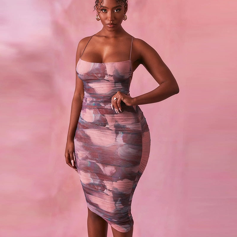 Kvinnors Miniklänning Abstrakt Kolonnform Kashmir Spandex-6