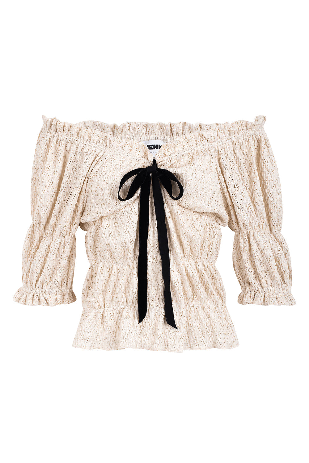 Damblus Romantisk Stil Elastiska Detaljer Sammetband 100% PES-5