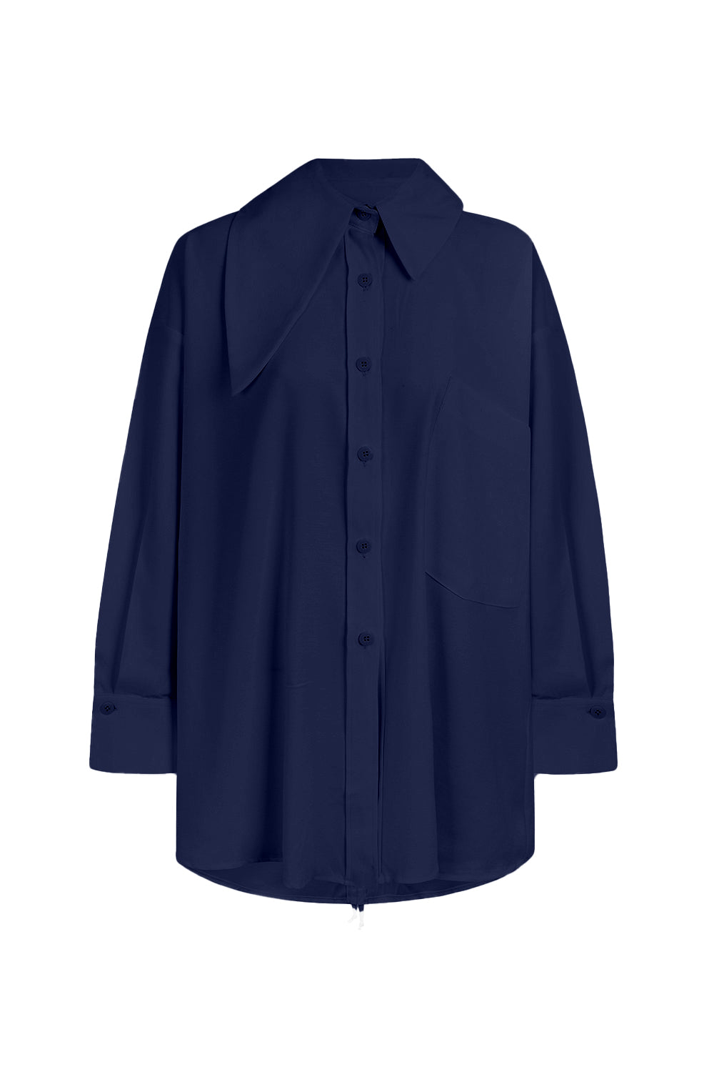 Vit Skjorta Dam Unik Design Bomull 95%-2