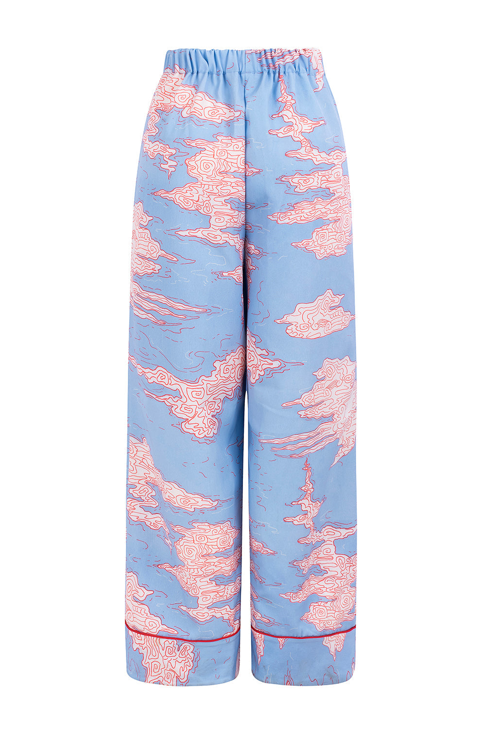 Herrbyxor Rak Snitt Elastisk Midja Polyester Elastan-5