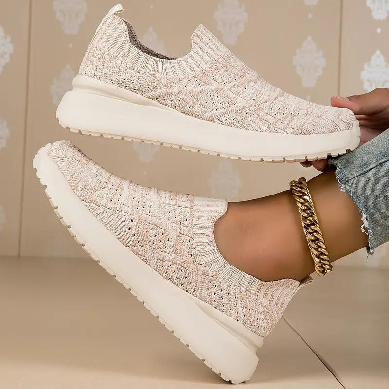 Kvinnors Sneakers Andningsbara Ortopediska Träningsskor Textil EVA-5