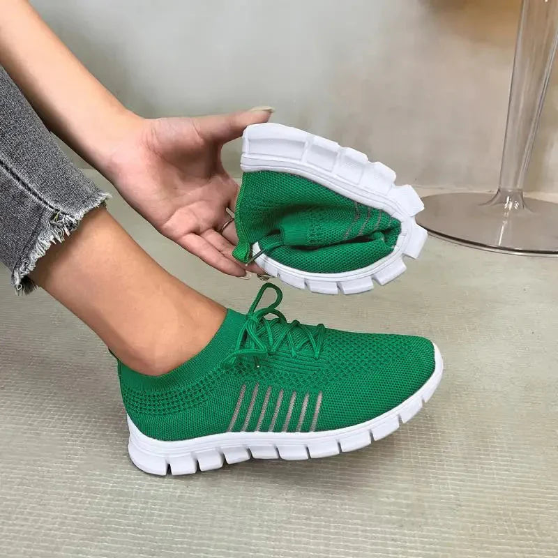 Kvinnors Ortopediska Sneakers Vandringsbruk Syntetmaterial-6