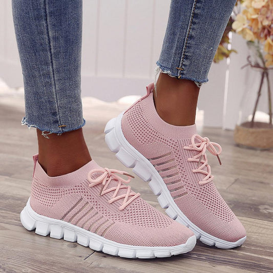Dam Sneakers Ortopediska Sportskor NĂ€tmaterial med Gel-Sula-1