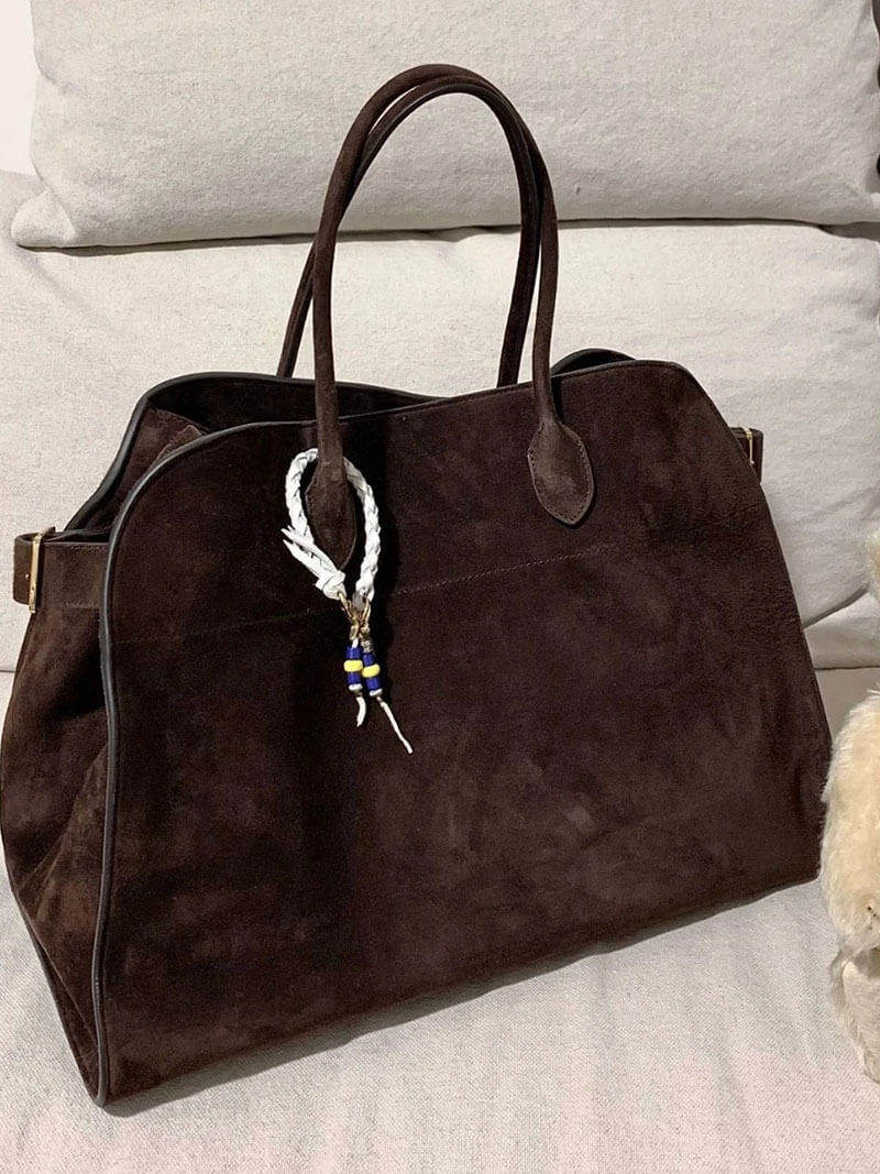 Damväska Vintage Veganskt Läder Rymlig Elegant-3