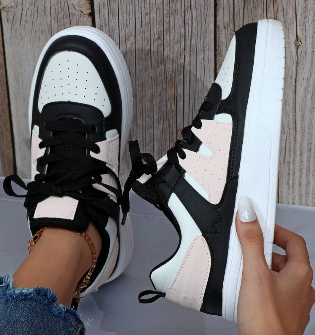 Variant image for Kvinnors Chunky Sneakers Sportig Textil Sula-50