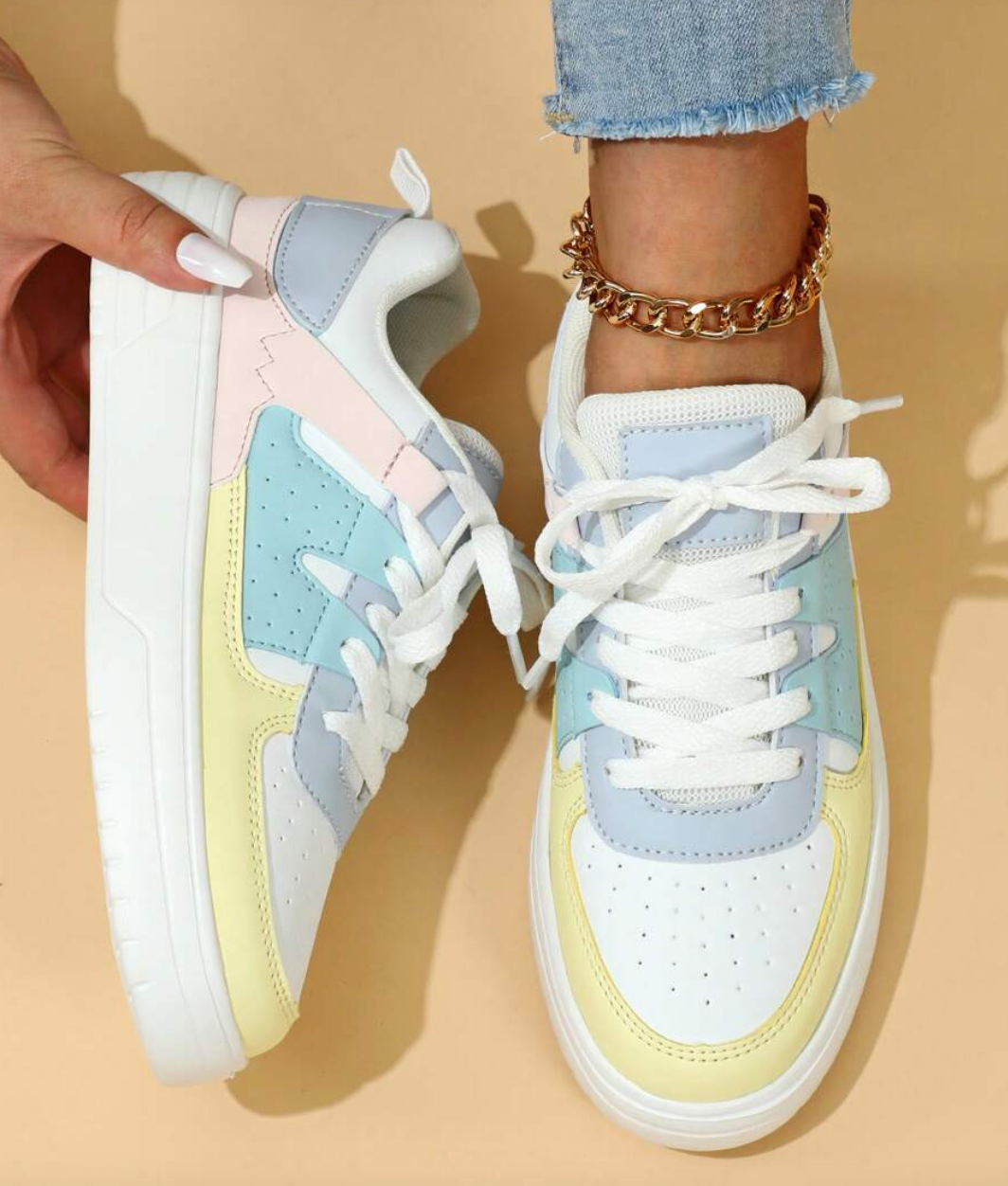 Variant image for Kvinnors Chunky Sneakers Sportig Textil Sula-1