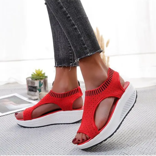 Kvinnors Vandringssandaler Dam Komfort Syntetiskt Material-1