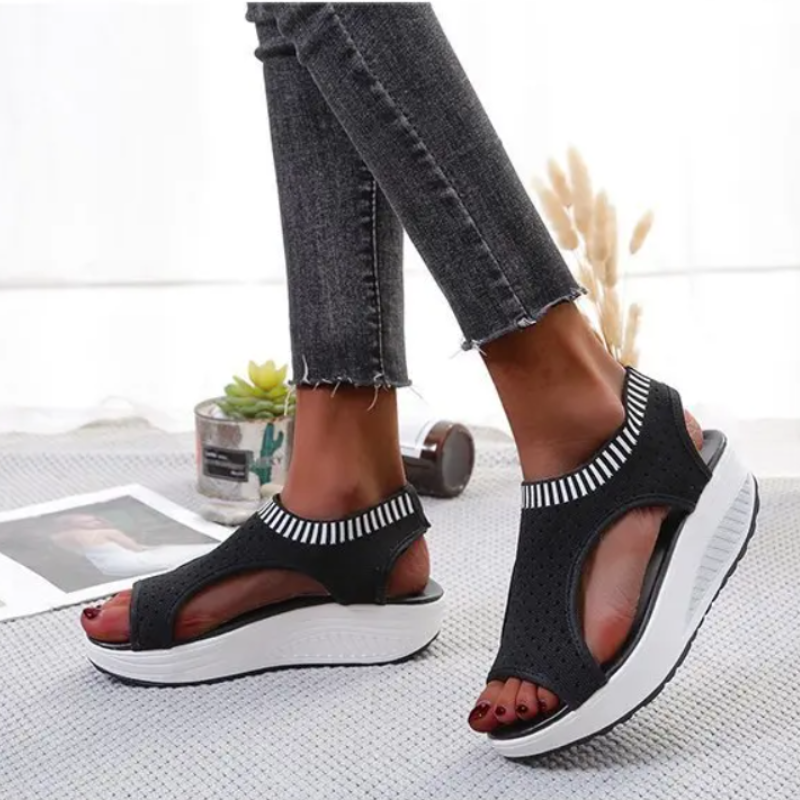 Kvinnors Vandringssandaler Dam Komfort Syntetiskt Material-4