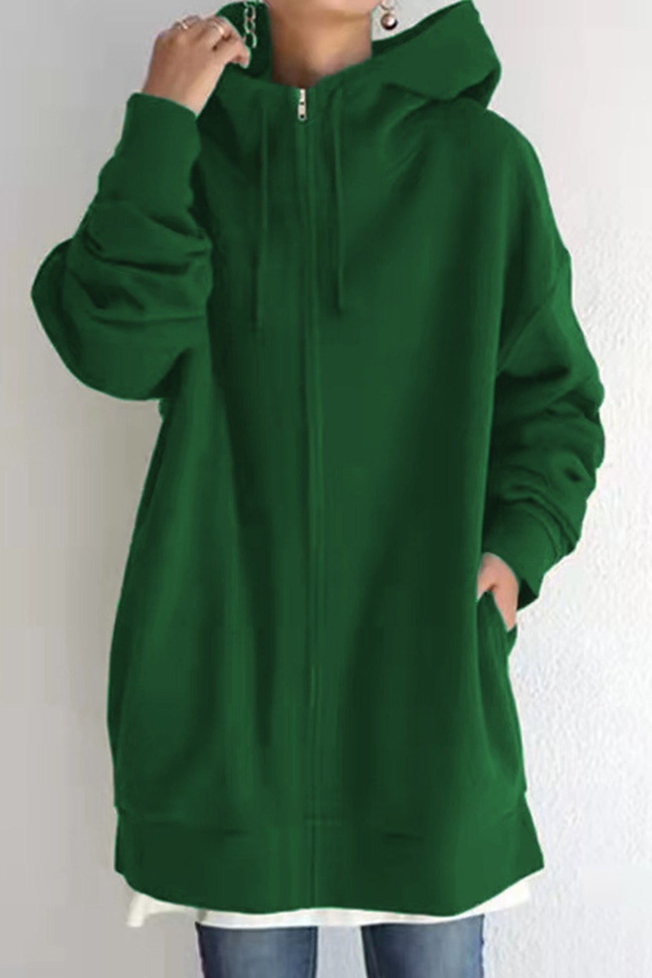 Dam Hoodie Isolerande Polyester och Bomull 4