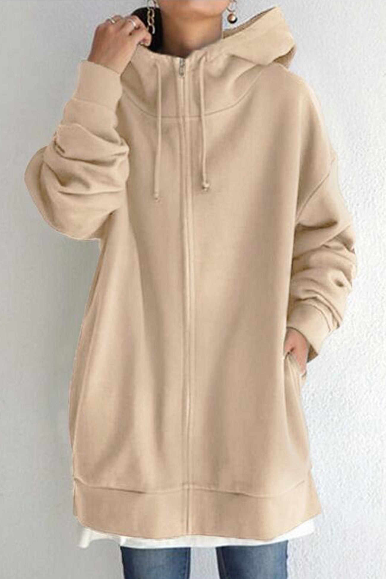 Dam Hoodie Isolerande Polyester och Bomull 9