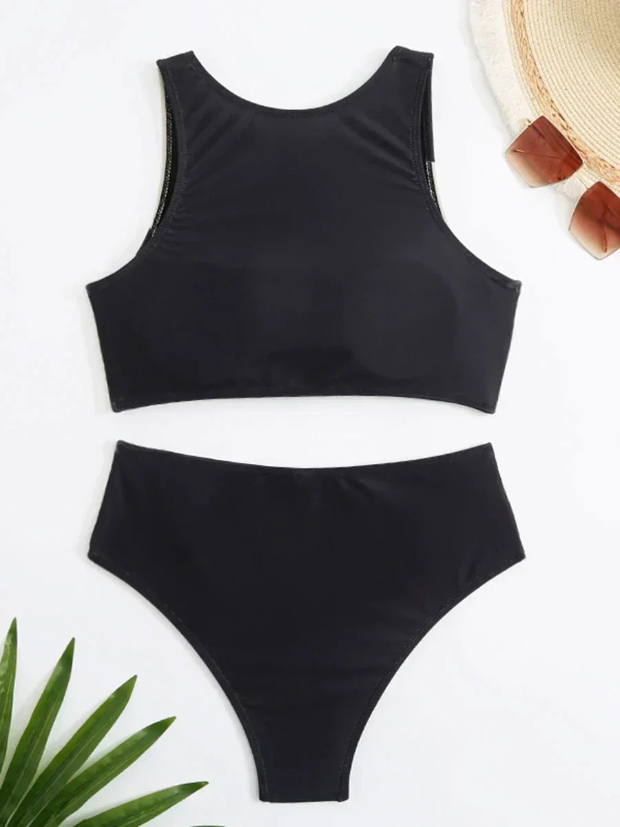 Dam Sportbikini Funktionell Design Nylon Elastan-3