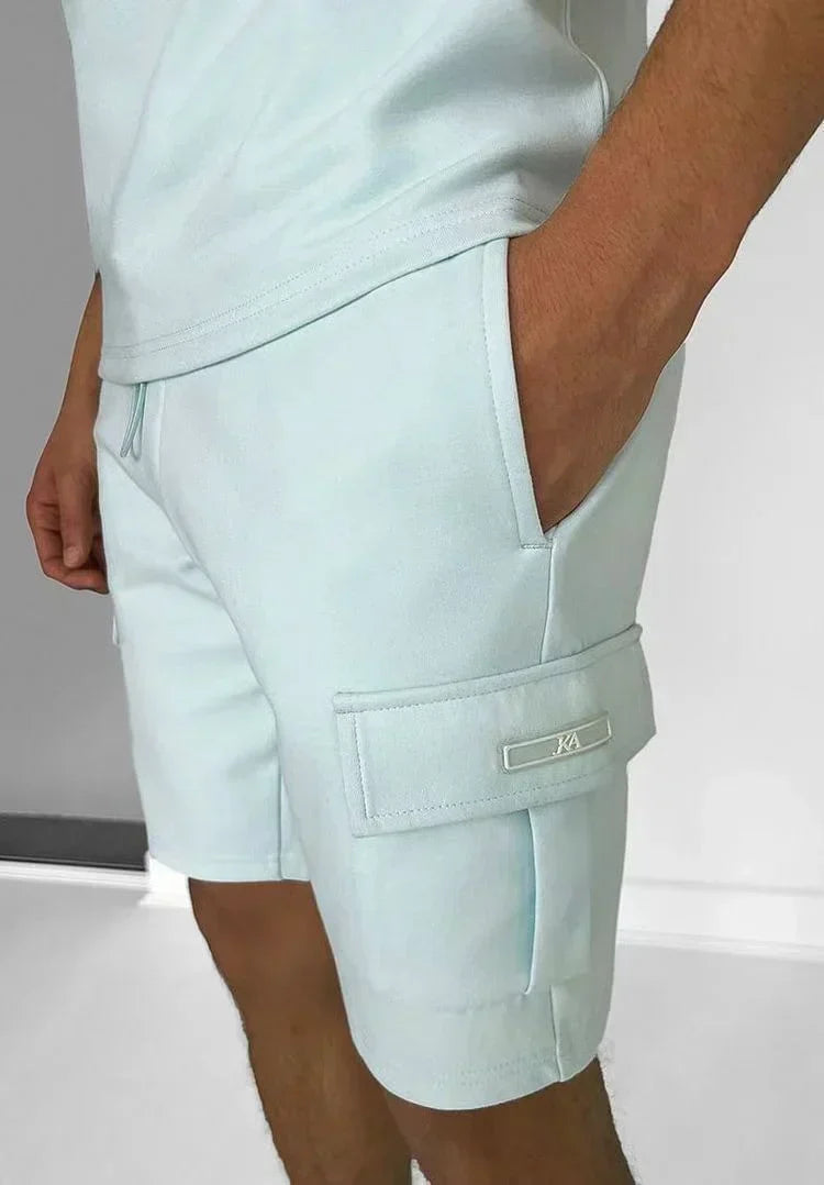 Elegant Dam Skjorta och Shorts Set i Innovativt Material – Smickrande Passform för Alla Tillfällen 3