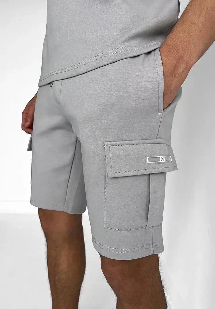 Elegant Dam Skjorta och Shorts Set i Innovativt Material – Smickrande Passform för Alla Tillfällen 2