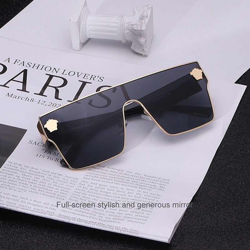 Unisex Solglasögon Sköld Aluminium UV400-4