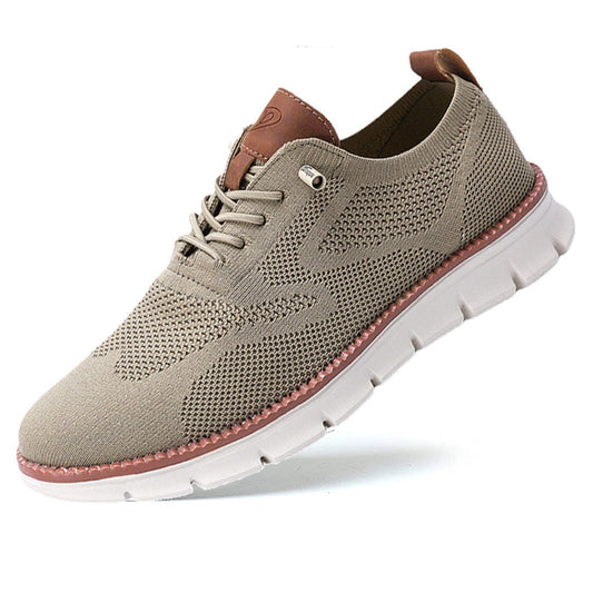 Herr Sneakers Löparskor Mesh LÀder För Aktiv Livsstil 1