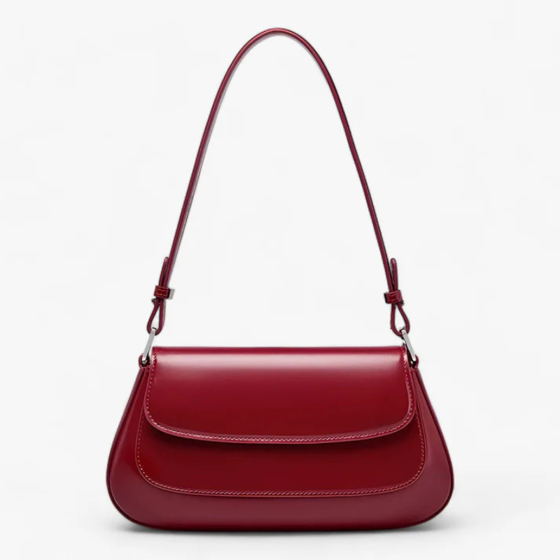 Dam Axelväska Mini Lätt Design Justerbar Rem-3