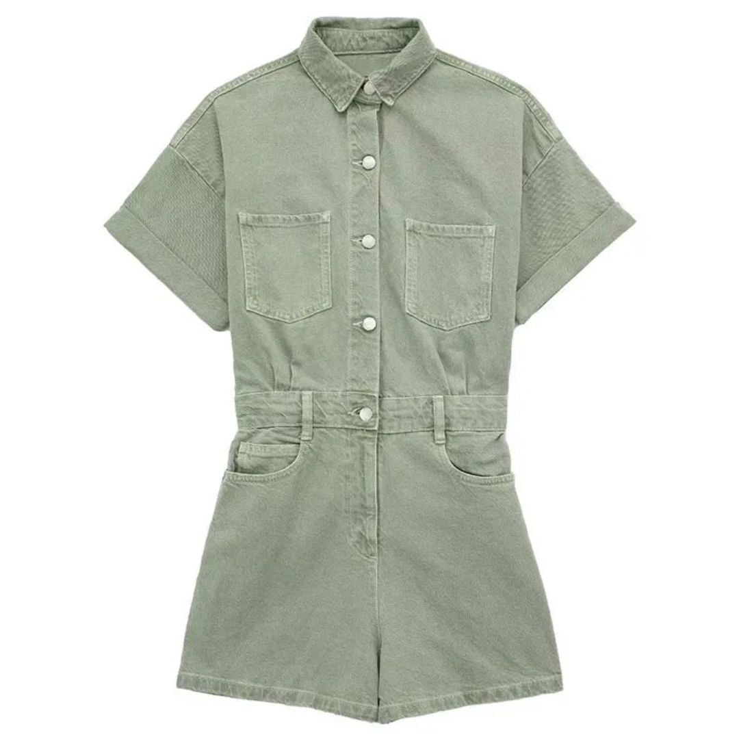 Variant image for Dam Jumpsuit Slimfit Elastisk Denim-5