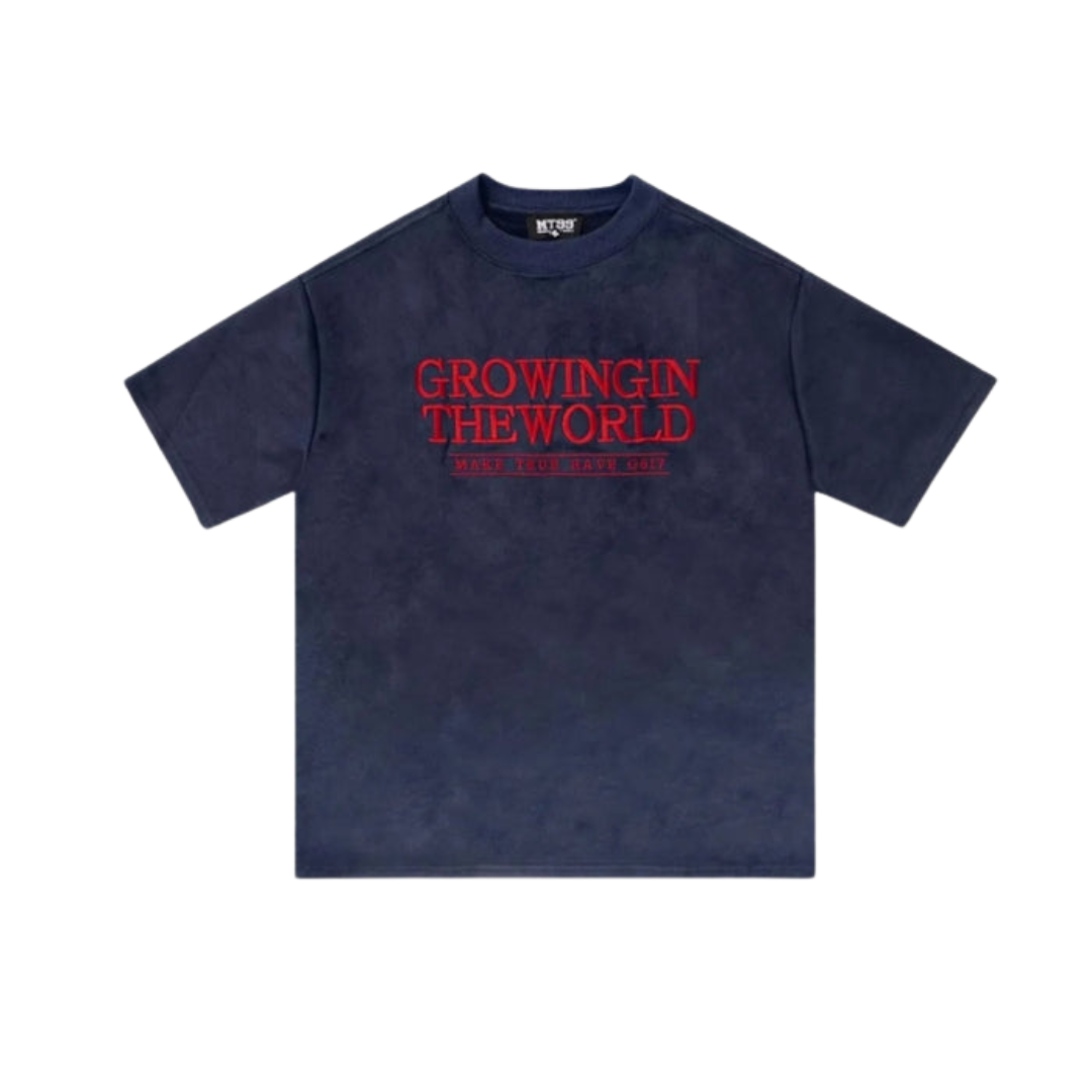 Dam T-shirt Vintage Broderad Bomull Komfortabel Avslappnad Stil 8