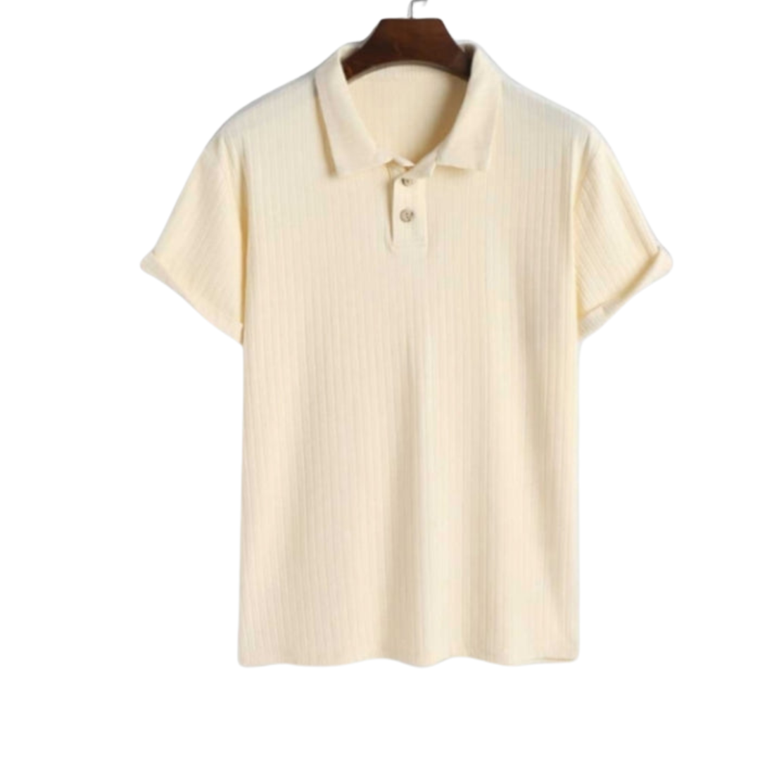 Variant image for Herr Polo Skjorta Kortärmad Polyester Elegant Komfortabel-6