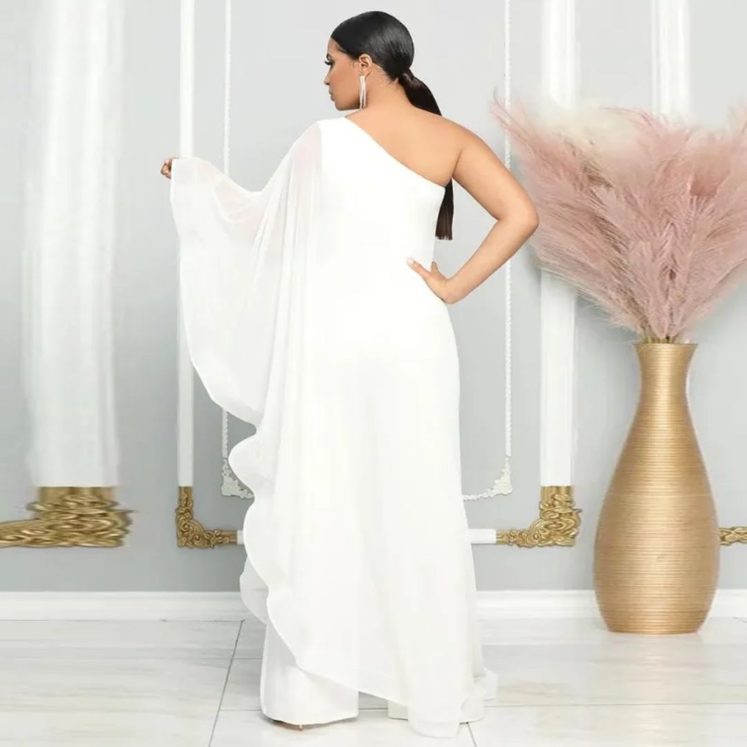 Dam Overall Klassisk Chic Skräddarsydd Högkvalitativt Tyg-6