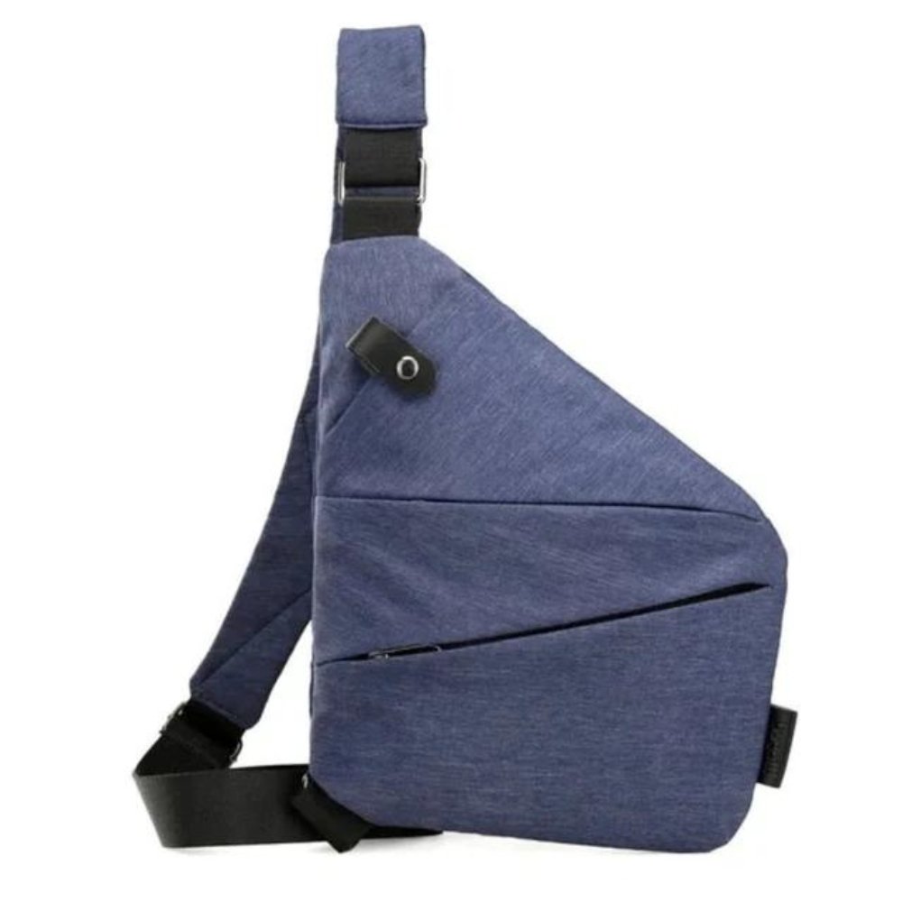 Unisex Crossbody Väska Vattentålig Robust Material Med Djupa Fickor 10