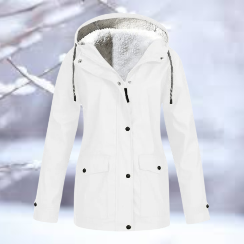 Variant image for Damjacka Vattentät Polyester med Huvdesign för Utomhusaktiviteter-17