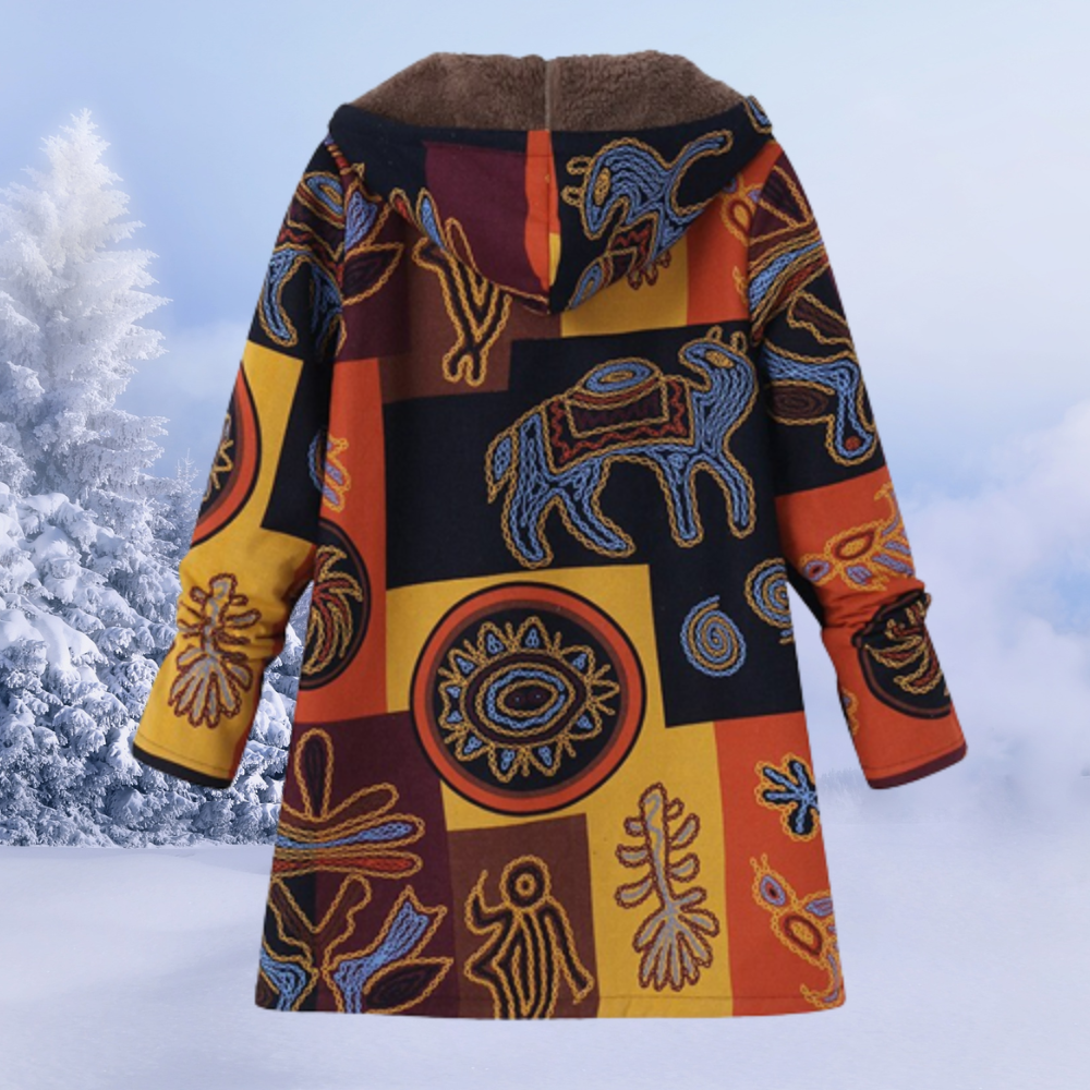 Dam Vändbar Hoodie Fleece Snabbtorkande 3