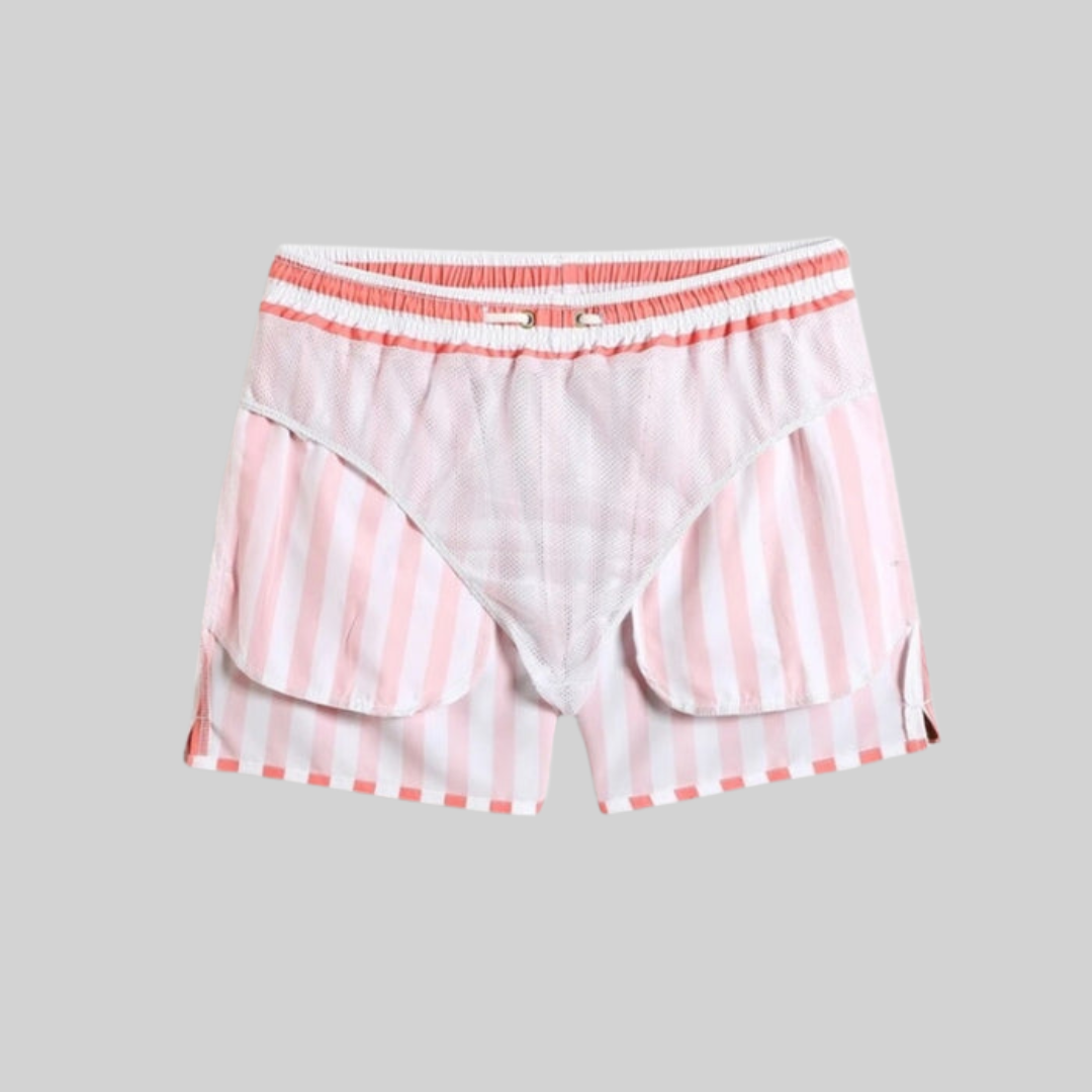 Herr Shorts Casual Snabbtorkande Polyester för Sommarutflykter-3