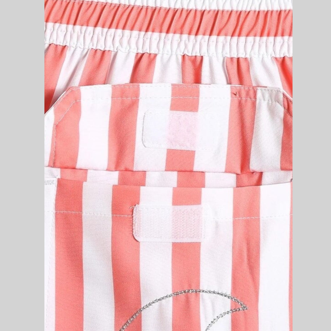Herr Shorts Casual Snabbtorkande Polyester för Sommarutflykter-5