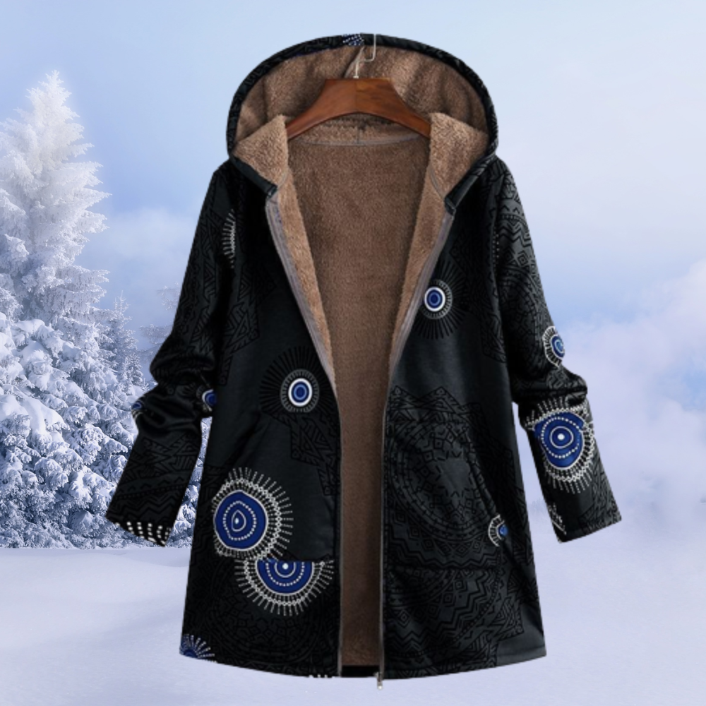 Dam Vändbar Hoodie Fleece Snabbtorkande 4