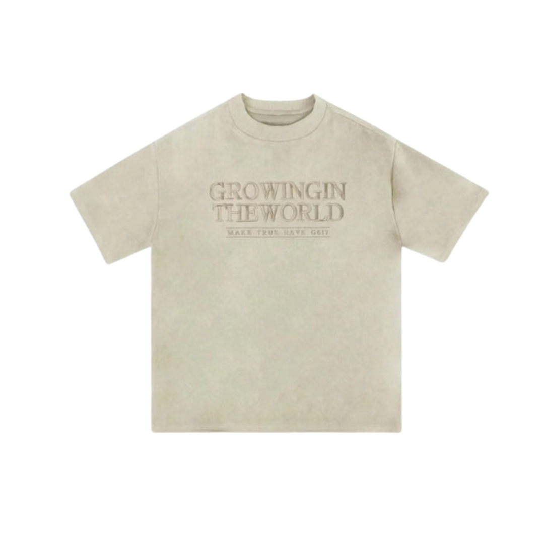Dam T-shirt Vintage Broderad Bomull Komfortabel Avslappnad Stil 6