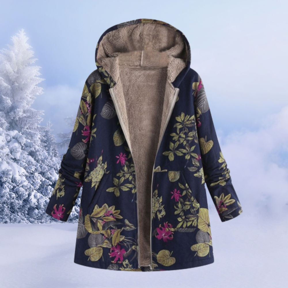 Dam Vändbar Hoodie Fleece Snabbtorkande 1