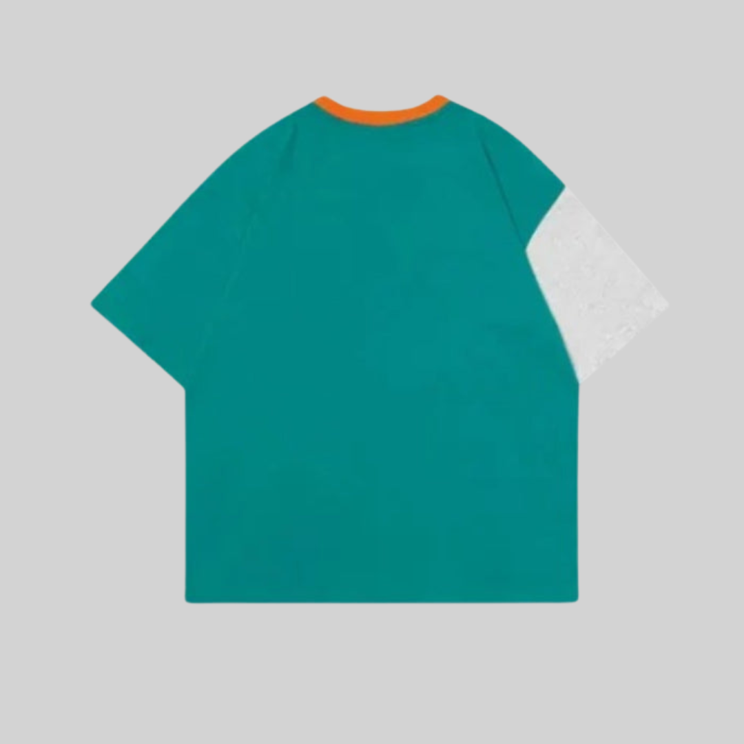 Dam T-shirt Överdimensionerad Vintage Bomullskomfort-2