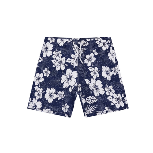 Herr Shorts Blommönstrad Polyester Avslappnad Stil-1