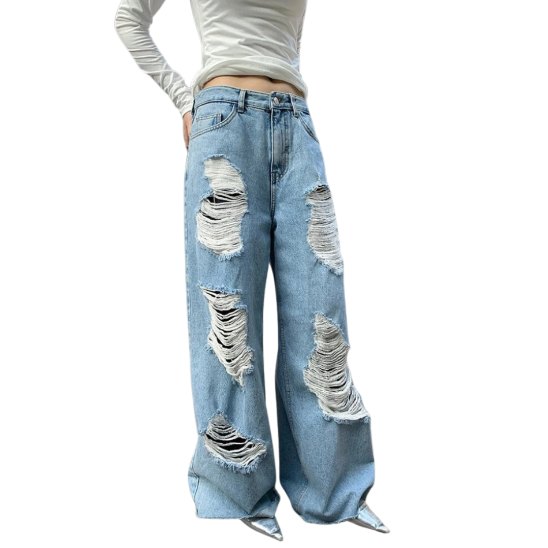 Variant image for Herr Jeans Bred Benstil Vintage Bomull-1