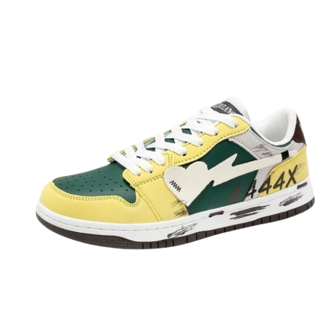 Herr Sneakers Casual PU Gummi för Vardagsbruk 4