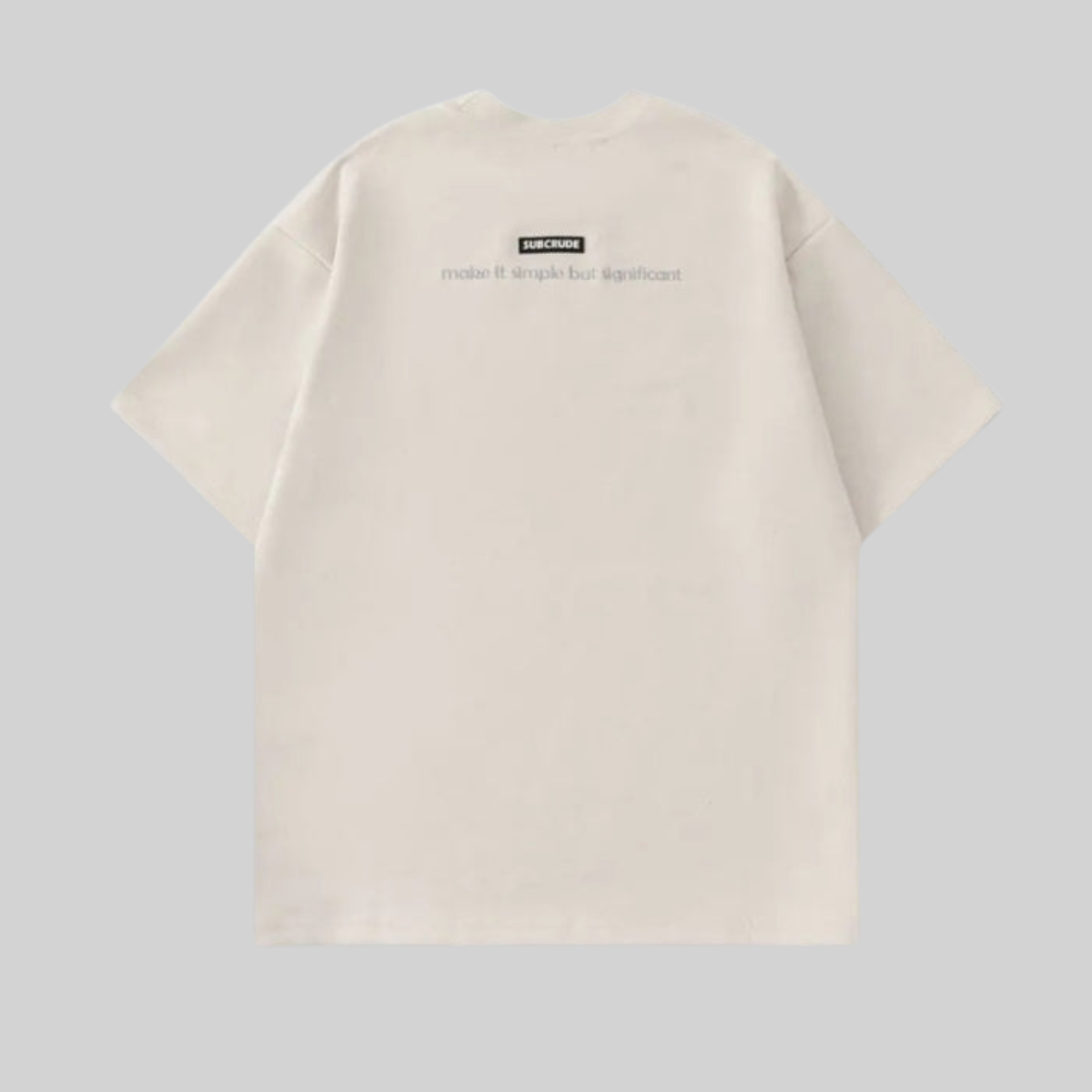 Dam T-shirt Vintage Broderad Polyester-2