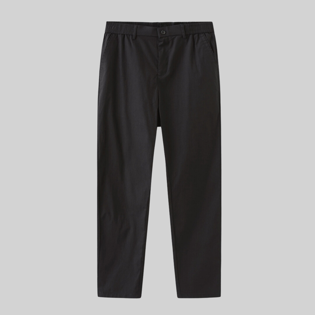 Herrbyxor Casual Bomull Elastan Nylon med Bekväm Passform-5