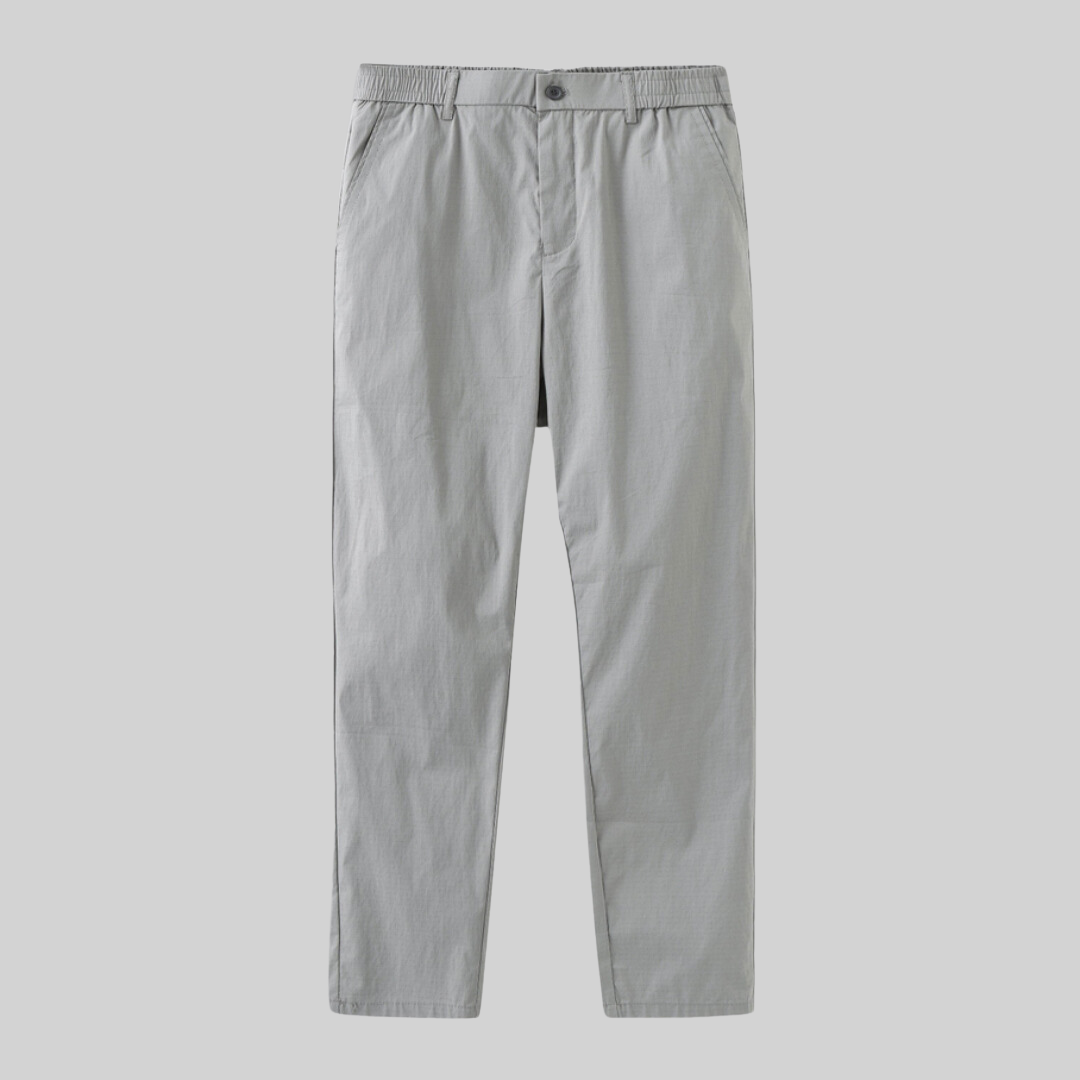 Herrbyxor Casual Bomull Elastan Nylon med Bekväm Passform-2