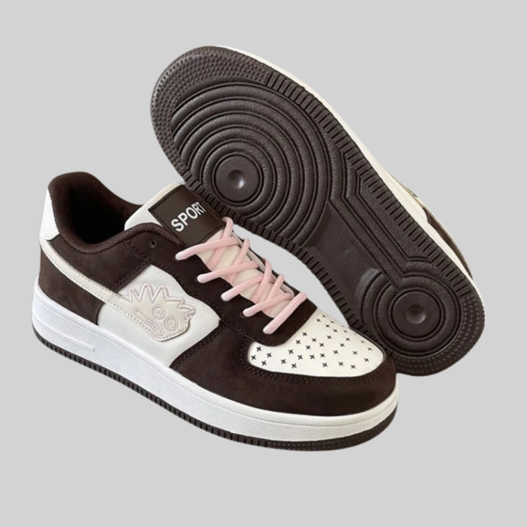 Herr Sneakers Casual Syntetiskt Läder Modern Design för Avslappnade Tillfällen-4