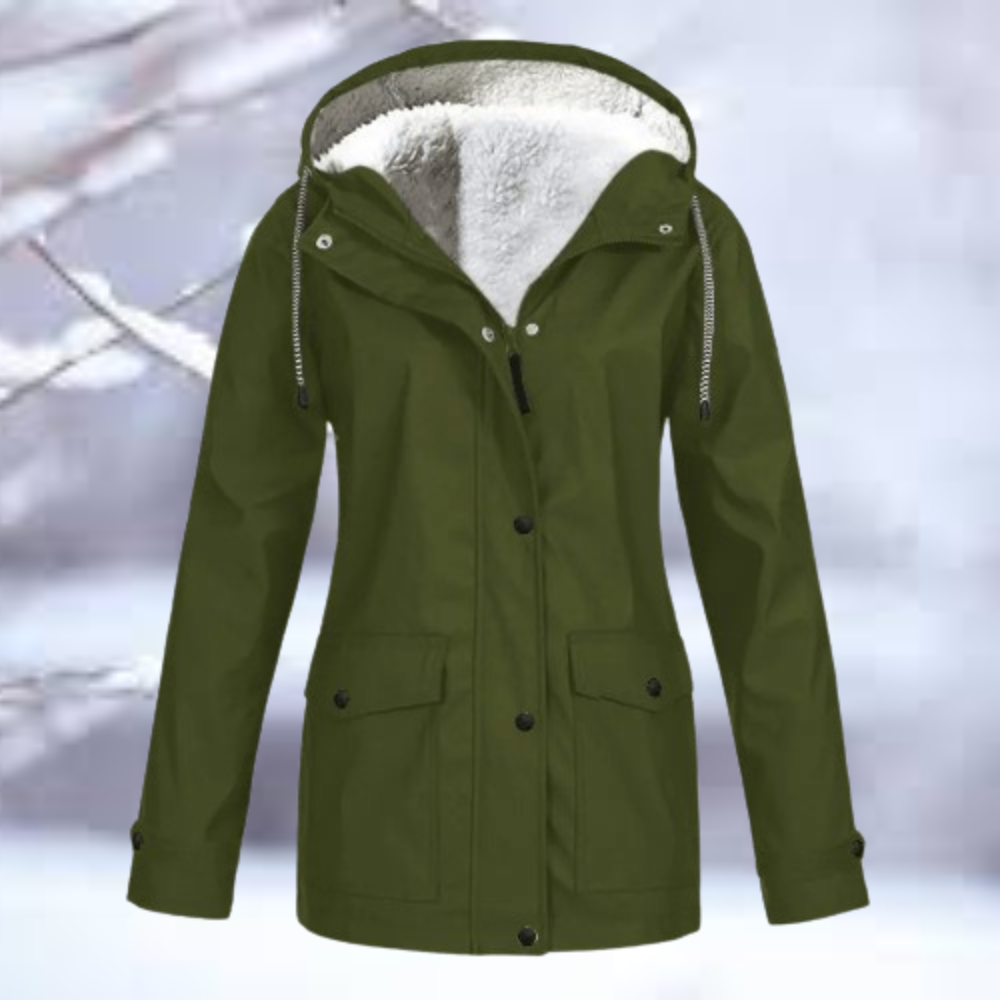 Variant image for Damjacka Vattentät Polyester med Huvdesign för Utomhusaktiviteter-89