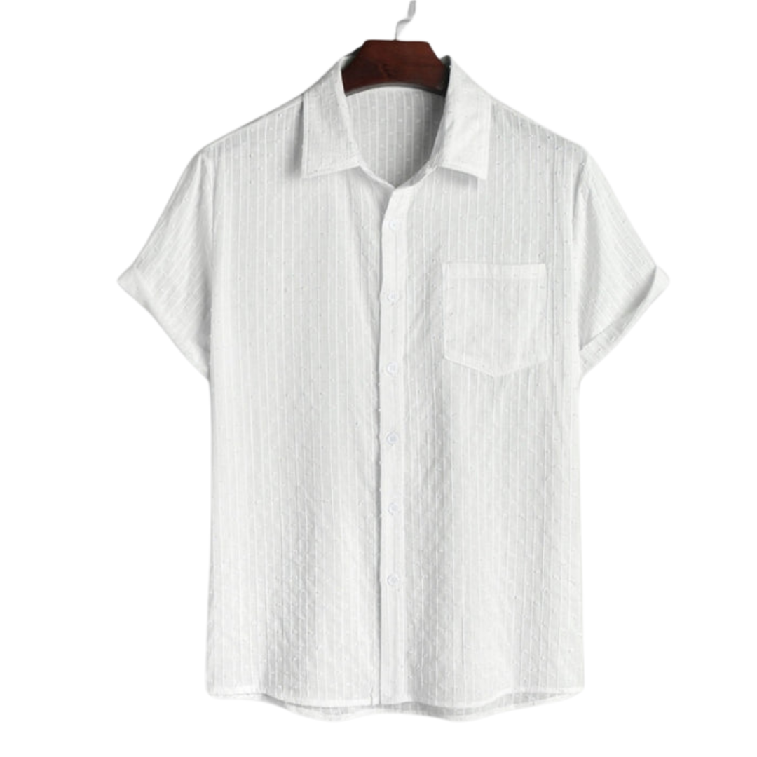 Variant image for Herrskjorta Casual Tunn Bomull för Avslappnad Stil-1