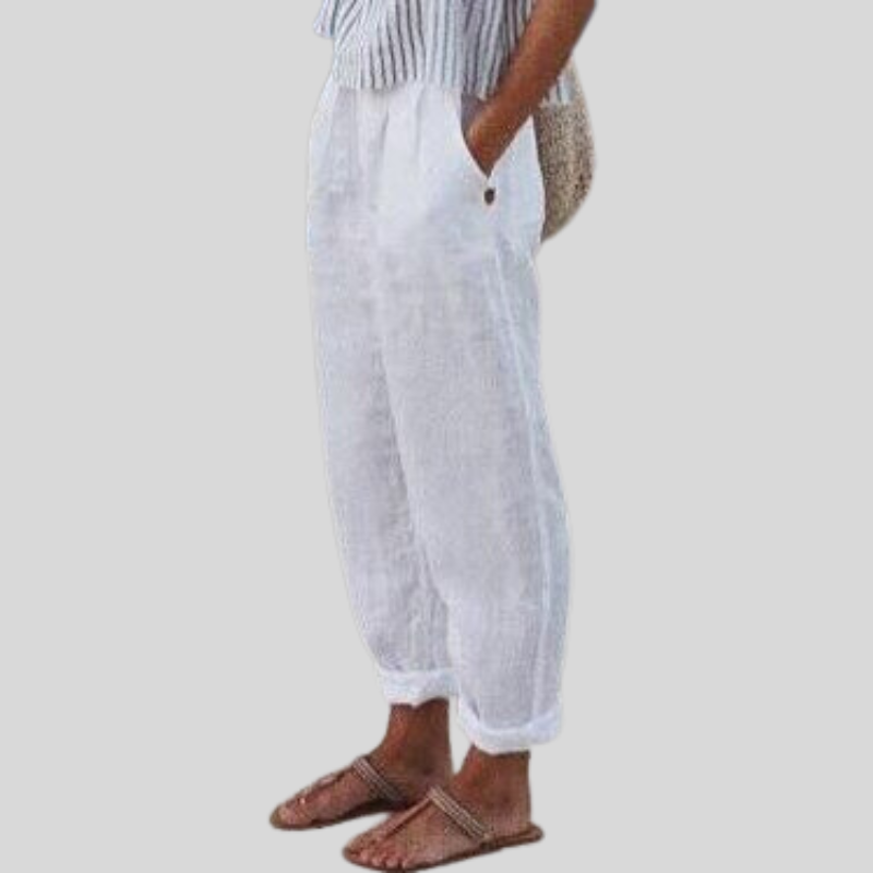Snygga Byxor Dam Elegant Mångsidig Polyester 6