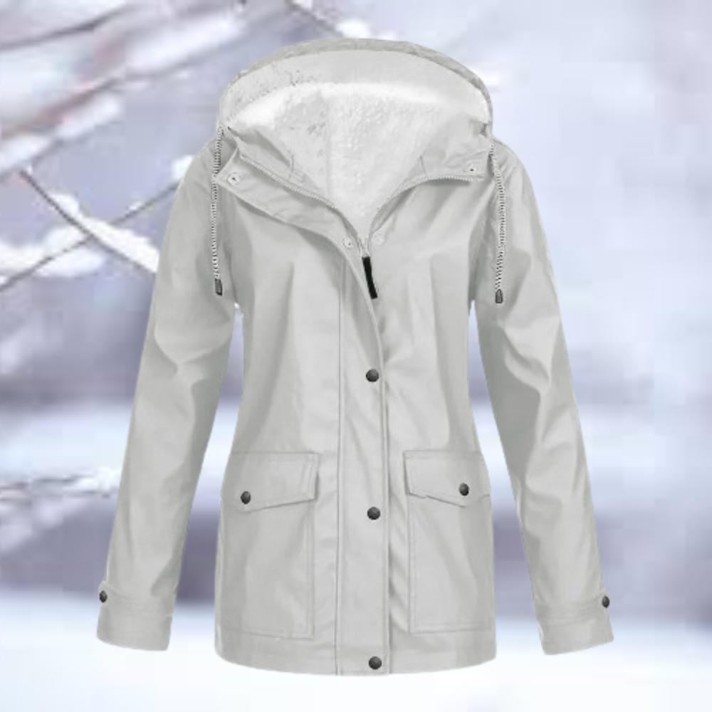 Variant image for Damjacka Vattentät Polyester med Huvdesign för Utomhusaktiviteter-43