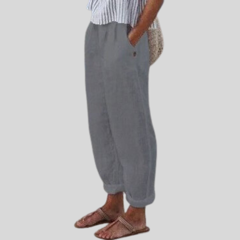 Snygga Byxor Dam Elegant Mångsidig Polyester 5