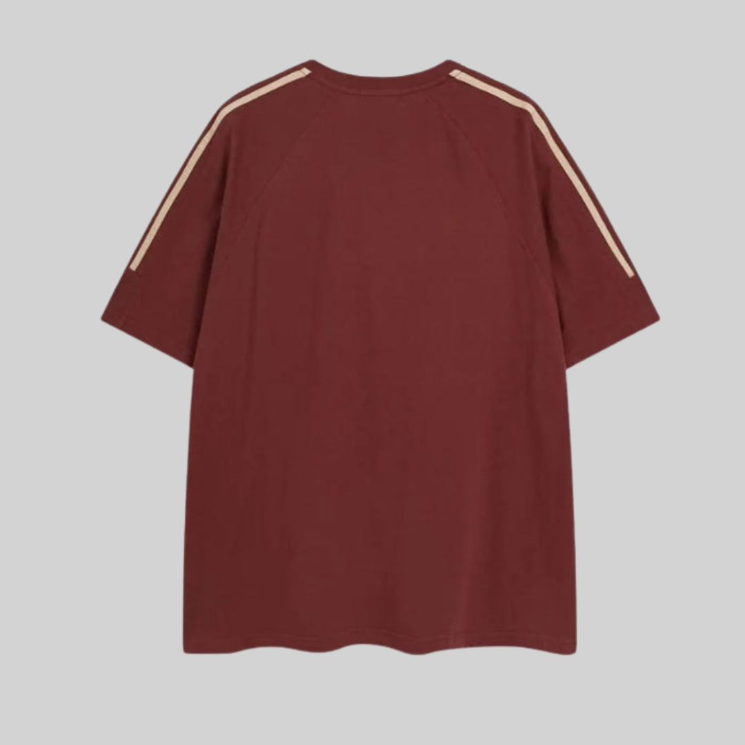 Herrskjorta Retro Harajuku Avslappnad 100% Bomull-2