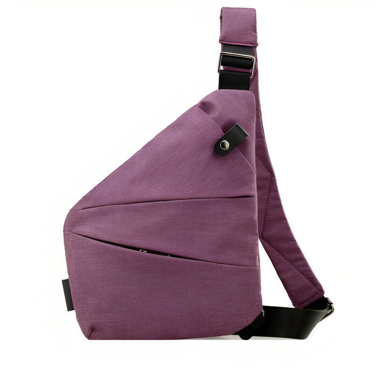 Unisex Crossbody Väska Vattentålig Robust Material Med Djupa Fickor 13