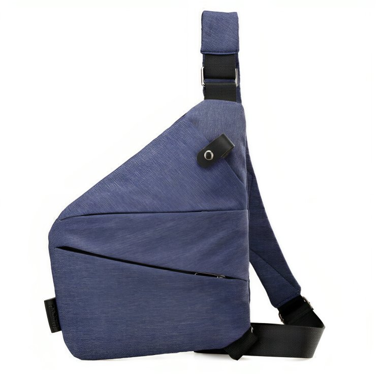 Unisex Crossbody Väska Vattentålig Robust Material Med Djupa Fickor 14